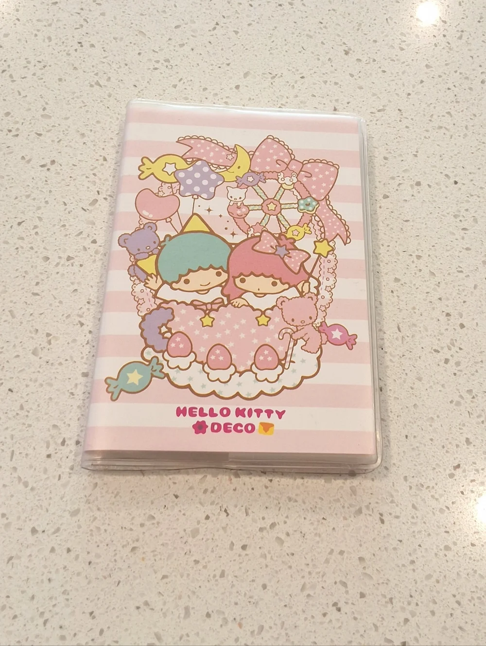 Litlle Twin Star Pocket Notebook With Colorful Pages, New